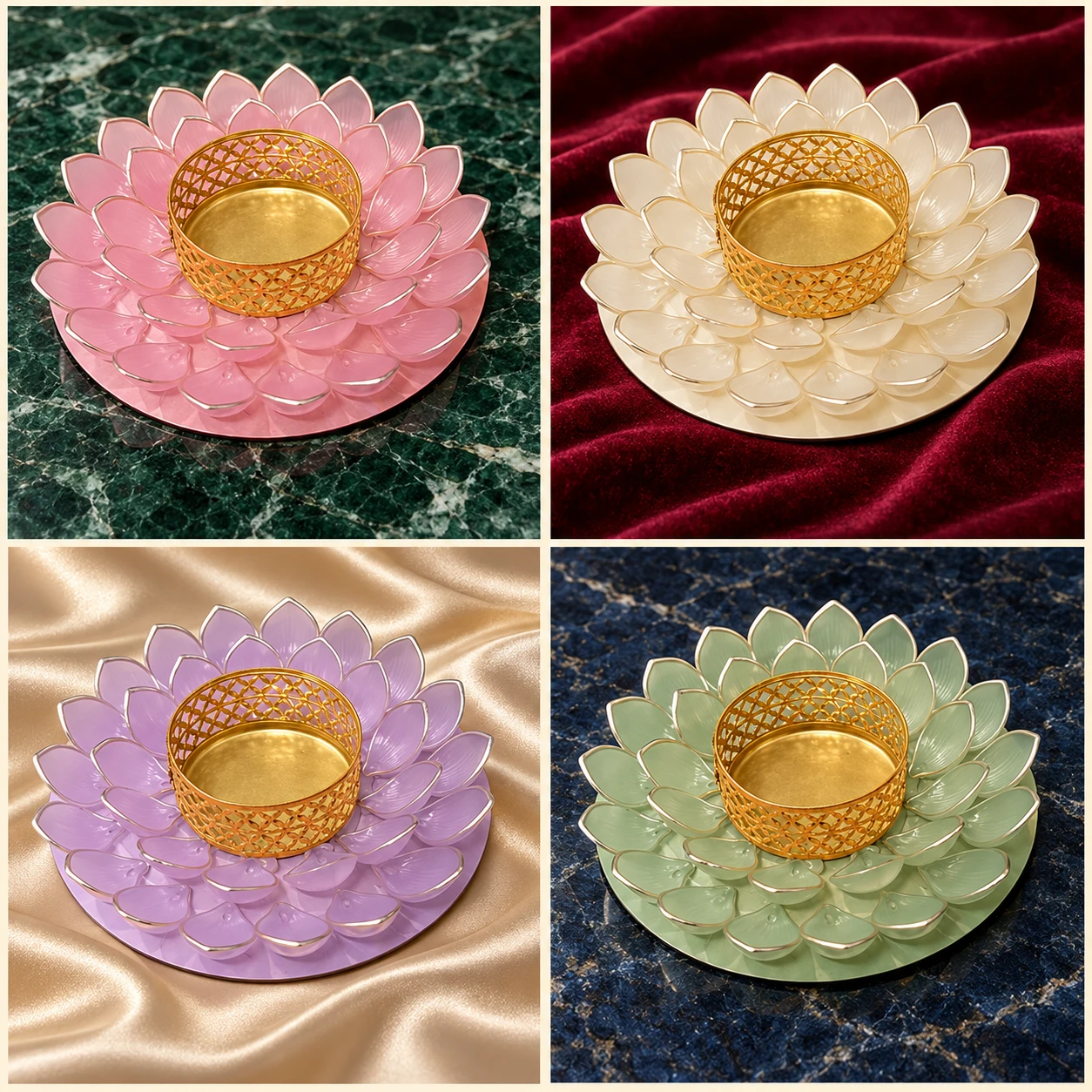 Single-Colour Tealight Holders